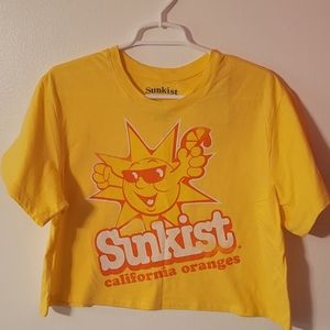 Sunkist crop T shirt
